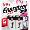 imageEnergizer MAX 9V Batteries 2 Pack 9 Volt Alkaline Batteries  Packaging May Vary9V