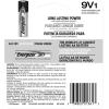 imageEnergizer MAX 9V Batteries 2 Pack 9 Volt Alkaline Batteries  Packaging May Vary9V
