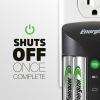 imageEnergizer Recharge Pro Rechargeable AAA and AA Battery Charger With 4 NiMh Rechargeable AA Batteries Provides a Full Charge in 3 HoursBattery Charger