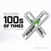 imageEnergizer Rechargeable AAA Batteries Recharge Power Plus Triple A Battery PreCharged 4 Count4 COUNT Pack of 2