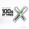 imageEnergizer Rechargeable AAA Batteries Recharge Power Plus Triple A Battery PreCharged 4 Count4 Count Pack of 1