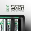 imageEnergizer Rechargeable Battery Charger for C Cell D Cell AA AAA and 9V Rechargeable BatteriesBattery Charger