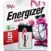 imageEnergizer MAX 9V Batteries 2 Pack 9 Volt Alkaline Batteries  Packaging May Vary9V