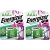 imageEnergizer Rechargeable AAA Batteries Recharge Power Plus Triple A Battery PreCharged 4 Count4 COUNT Pack of 2