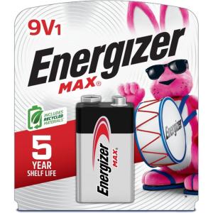 imageEnergizer MAX 9V Batteries 2 Pack 9 Volt Alkaline Batteries  Packaging May Vary9V