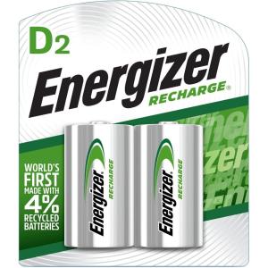 imageEnergizer Rechargeable Battery Charger for C Cell D Cell AA AAA and 9V Rechargeable BatteriesD