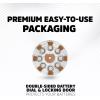 imageEnergizer Hearing Aid Batteries Size 312 Brown Tab 8 PackBrown Tab