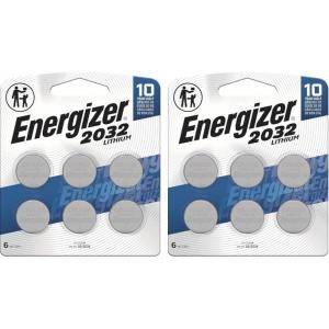 imageEnergizer 2032 Batteries 6 Pack 3V Lithium Coin Batteries6 Pack of 2
