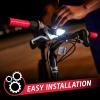 imageEnergizer Bike Light 130 Lumen Weather Resistant Clip Light for Bicycles Batteries Included