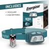 imageEnergizer HDL40 LED Headlamp 500 Lumen IPX7 Waterproof MultiColored Headlamp HandsFree Light Batteries IncludedTeal