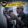 imageEnergizer HDL40 LED Headlamp 500 Lumen IPX7 Waterproof MultiColored Headlamp HandsFree Light Batteries IncludedYellowGray