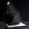 imageEnergizer Rechargeable LED Book Light Clip On Reading Light with Adjustable Light Modes USB Charging Cable Included Pack of 1 Black