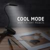 imageEnergizer Rechargeable LED Book Light Clip On Reading Light with Adjustable Light Modes USB Charging Cable Included Pack of 1 Black