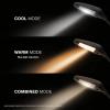 imageEnergizer Rechargeable LED Book Light Flex 3 Modes Warm Light Clip On Reading Light with Flexible Neck for Reading in Bed USB IncludedBlack