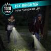 imageEnergizer Rechargeable LED Flashlight X1000 Hybrid Power Capability Ultra Bright 1000 Lumens IPX4 Water Resistant Rugged Aluminum Tactical LED Flash Light USB Charging Cable IncludedGrey Rechargeable  1000 Lumens