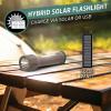 imageEnergizer S600 Hybrid Power LED Flashlight Solar Rechargeable or AA Battery Powered IPX4 Water Resistant Bright Flashlight