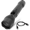 imageEnergizer TACR 700 LED Tactical Flashlight Bright Rechargeable Flashlight for Emergencies and Camping Gear Water Resistant EDC Flashlight USB Cable Included Pack of 1Black Rechargeable  700 Lumens