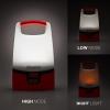 imageEnergizer Vision LED Camping Lantern Bright Battery Powered Lantern Water Resistant Emergency Light Pack of 1 Red