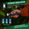 imageEnergizer X1000 Rechargeable LED Flashlight with Power Indicator Super Bright Flashlight IPX4 Water Resistant Rugged Light for Outdoors Emergencies
