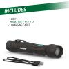 imageEnergizer X1000 Rechargeable LED Flashlight with Power Indicator Super Bright Flashlight IPX4 Water Resistant Rugged Light for Outdoors Emergencies