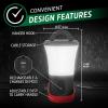 imageEnergizer X1200 Rechargeable LED Lantern Battery Genius Power Indicator Technology Rugged IPX4 Water Resistant Lantern for Camping Hiking Fishing Emergency USB Cable Included