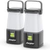imageENERGIZER LED Camping Lantern 360 PRO 2Pack IPX4 Water Resistant Tent Light Ultra Bright Battery Powered Lanterns for Camping Outdoors Emergency Power Outage