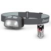 imageEnergizer HDL40 LED Headlamp 500 Lumen IPX7 Waterproof MultiColored Headlamp HandsFree Light Batteries IncludedGray