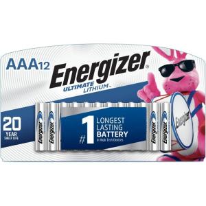 imageEnergizer AAA Batteries Ultimate Lithium Triple A Battery 24 Count12 Count Pack of 1