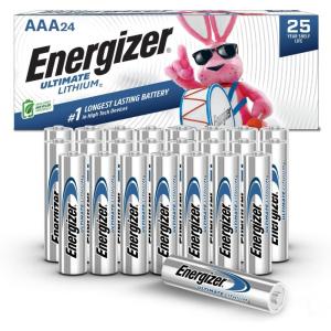 imageEnergizer AAA Batteries Ultimate Lithium Triple A Battery 24 Count24 Count Pack of 1