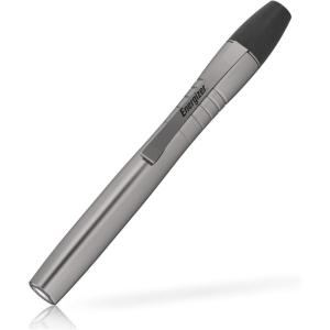 imageEnergizer LED Pen Light Flashlight with Clip Pocket Flashlight for Inspection Work and Repairs Flash Light with AAA Batteries Included Pack of 1