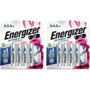 imageEnergizer Ultimate Lithium AAA Batteries 4 Pack Lithium Triple A Batteries4 Count