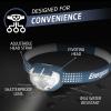 imageEnergizer Headlamp Smart LED with Voice Activation Ultra Bright 500 Lumens IPX4 Water Resistant Head Light for Camping Home Emergency Power Outage Batteries IncludedSteel Blue VoiceActivated