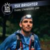 imageEnergizer Headlamp Smart LED with Voice Activation Ultra Bright 500 Lumens IPX4 Water Resistant Head Light for Camping Home Emergency Power Outage Batteries IncludedSteel Blue VoiceActivated