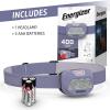 imageEnergizer LED Headlamp HDL400 IPX4 Water Resistant Headlamps HighPerformance Head Light for Outdoors Camping Running Storm Survival LED Light for Emergencies Batteries Included