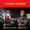 imageEveready LED Camping Lantern 360 PRO 3Pack Super Bright Tent Lights Rugged Water Resistant LED Lanterns 100 Hour Runtime Batteries IncludedRed
