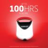imageEveready LED Camping Lantern X250 2Pack Super Bright Tent Lights Rugged Water Resistant LED Lanterns 100 Hour Runtime Batteries Included Red and Black1 Pack