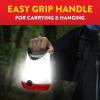 imageEveready LED Camping Lantern X250 2Pack Super Bright Tent Lights Rugged Water Resistant LED Lanterns 100 Hour Runtime Batteries Included Red and Black2 Pack