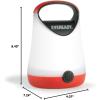 imageEveready LED Camping Lantern X250 2Pack Super Bright Tent Lights Rugged Water Resistant LED Lanterns 100 Hour Runtime Batteries Included Red and Black1 Pack