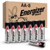 imageEnergizer MAX AA Batteries 8 Pack Double A Alkaline Batteries