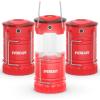 imageEveready LED Camping Lantern 360 PRO 3Pack Super Bright Tent Lights Rugged Water Resistant LED Lanterns 100 Hour Runtime Batteries IncludedRed