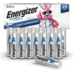 imageEnergizer AA Batteries Ultimate Lithium Double A Battery 24 Count