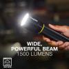 imageENERGIZER LED Flashlight Vision PRO Ultra Bright 1000 Lumens IPX4 Water Resistant AircraftGrade Aluminum LED Light Rugged Metal Flash Light for Outdoors Emergency Power Outage Black