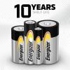 imageEnergizer Alkaline Power AAA Batteries 32 Count Pack of 1 LongLasting Triple A Batteries20 Count Pack of 1