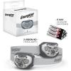 imageEnergizer LED Headlamp PRO 2Pack IPX4 Water Resistant Headlamps HighPerformance Head Light for Outdoors Camping Running Storm Survival LED Light for Emergencies Batteries IncludedStone Gray