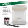 imageEnergizer LightxPower Cube Camping Lantern X1000 Lantern Dual Power Rechargeable and AA Battery IPX4 Water Resistant