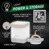 imageEnergizer LightxPower Cube Camping Lantern X1000 Lantern Dual Power Rechargeable and AA Battery IPX4 Water Resistant
