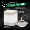 imageEnergizer LightxPower Cube Camping Lantern X1000 Lantern Dual Power Rechargeable and AA Battery IPX4 Water Resistant