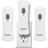 imageEnergizer Weatheready Rechargeable Compact Handheld Light Plugin Rechargeable LED Light Automatic TurnOn Emergency Flashlight Builtin Rechargeable Battery Included 3 CountWhite