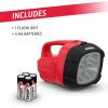 imageEnergizer LED Camping Lantern Flashlight Battery Powered LED Lanterns for Hurricane Supplies Survival Kit Camping Accessories 500 Lumens Water Resistant Camping LightFloating Lantern