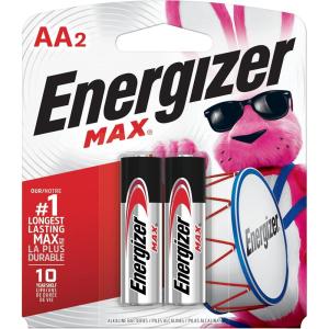 imageEnergizer MAX AA Batteries 12 Pack Double A Alkaline Batteries2 Count Pack of 1